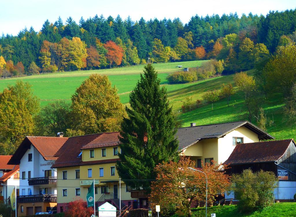 Hotel Gasthof Zur Krone Odenwald-Sterne-Hotel Oberzent Exterior foto